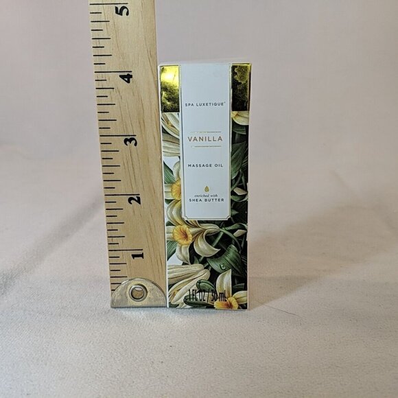Spa Luxetique Vanilla Massage Oil enriched with Shea Butter 30 ml 1 fl oz NEW - Picture 7 of 7